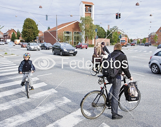 Cykel på gade