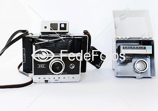 Gammelt Polaroid kamera
