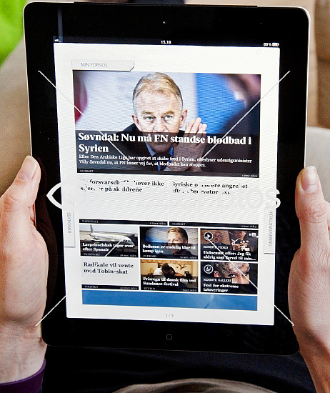 iPad med nyheder