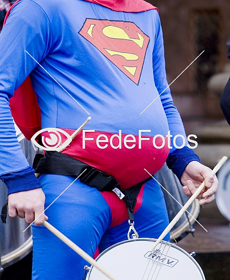 Superman med trommer