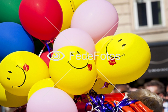 Balloner med smileys