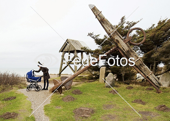 Anker på kirkegård, Mårup Kirke