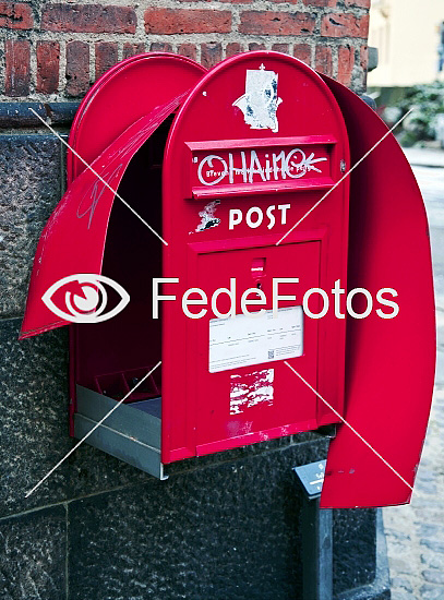 Ødelagt postkasse