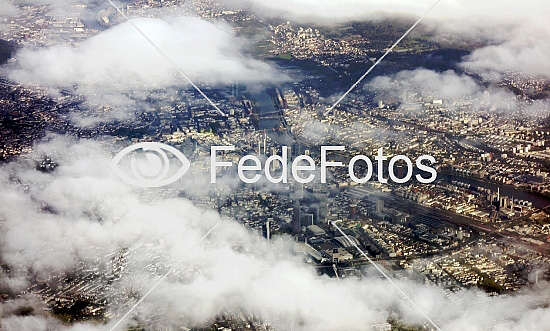 Frankfurt, set fra luften