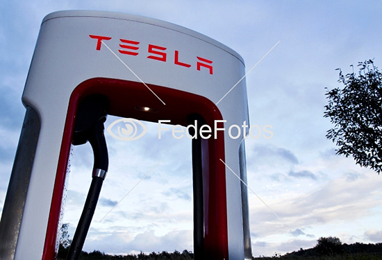 Ladestander fra Tesla